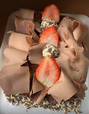 Brigadeiro com Morango